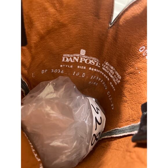 Dan Post Men's Manning Python Leather Boots Size 10 NWOB Exotic Boots Comfort - Picture 12 of 13